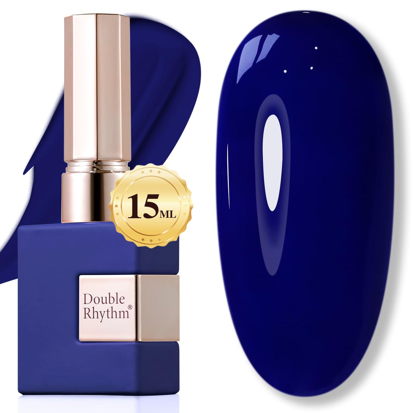 Double Rhythm 15ML Gel Nail Polish Pure Sheer Same Color Same Bottle Soak Off Gel Polish Art Manicure Salon DIY at Home for Women (Milky White - A1075) - 7DAY'S