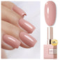 Double Rhythm 15ML Gel Nail Polish Pure Sheer Same Color Same Bottle Soak Off Gel Polish Art Manicure Salon DIY at Home for Women (Milky White - A1075) - 7DAY'S