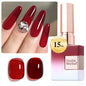 Double Rhythm 15ML Gel Nail Polish Pure Sheer Same Color Same Bottle Soak Off Gel Polish Art Manicure Salon DIY at Home for Women (Milky White - A1075) - 7DAY'S
