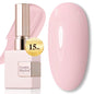 Double Rhythm 15ML Gel Nail Polish Pure Sheer Same Color Same Bottle Soak Off Gel Polish Art Manicure Salon DIY at Home for Women (Milky White - A1075) - 7DAY'S