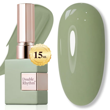 Double Rhythm 15ML Gel Nail Polish Pure Sheer Same Color Same Bottle Soak Off Gel Polish Art Manicure Salon DIY at Home for Women (Milky White - A1075) - 7DAY'S