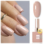 Double Rhythm 15ML Gel Nail Polish Pure Sheer Same Color Same Bottle Soak Off Gel Polish Art Manicure Salon DIY at Home for Women (Milky White - A1075) - 7DAY'S