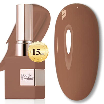 Double Rhythm 15ML Gel Nail Polish Pure Sheer Same Color Same Bottle Soak Off Gel Polish Art Manicure Salon DIY at Home for Women (Milky White - A1075) - 7DAY'S