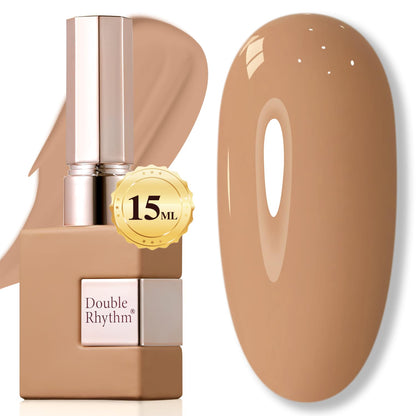 Double Rhythm 15ML Gel Nail Polish Pure Sheer Same Color Same Bottle Soak Off Gel Polish Art Manicure Salon DIY at Home for Women (Milky White - A1075) - 7DAY'S