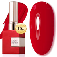 Double Rhythm 15ML Gel Nail Polish Pure Sheer Same Color Same Bottle Soak Off Gel Polish Art Manicure Salon DIY at Home for Women (Milky White - A1075) - 7DAY'S