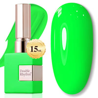 Double Rhythm 15ML Gel Nail Polish Pure Sheer Same Color Same Bottle Soak Off Gel Polish Art Manicure Salon DIY at Home for Women (Milky White - A1075) - 7DAY'S