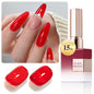 Double Rhythm 15ML Gel Nail Polish Pure Sheer Same Color Same Bottle Soak Off Gel Polish Art Manicure Salon DIY at Home for Women (Milky White - A1075) - 7DAY'S