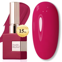 Double Rhythm 15ML Gel Nail Polish Pure Sheer Same Color Same Bottle Soak Off Gel Polish Art Manicure Salon DIY at Home for Women (Milky White - A1075) - 7DAY'S