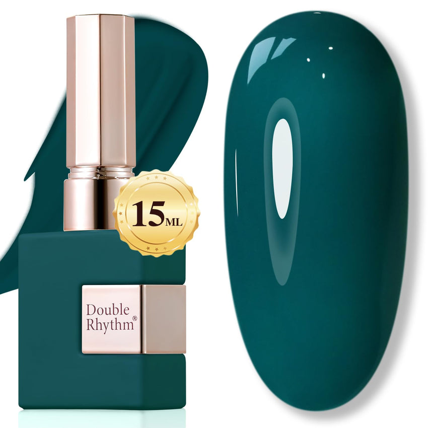 Double Rhythm 15ML Gel Nail Polish Pure Sheer Same Color Same Bottle Soak Off Gel Polish Art Manicure Salon DIY at Home for Women (Milky White - A1075) - 7DAY'S