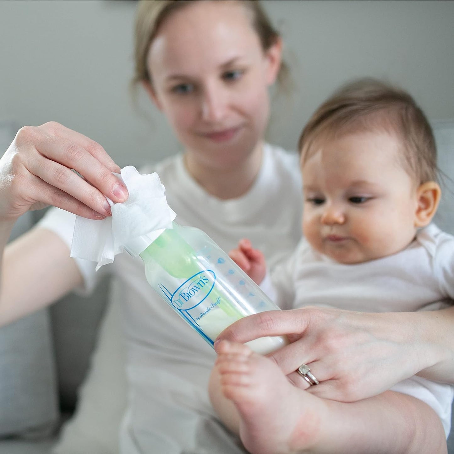 Dr. Brown's Bottle and Pacifier Healthy Wipes, Naturally Cleaning for Bottles and Baby Items, 40 Count, 3 Pack - 7DAY'S