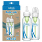 Dr. Brown's Natural Flow Anti - Colic Options+ Narrow Glass Baby Bottle 8 oz/250 mL, with Level 1 Slow Flow Nipple, 2 Pack, 0m+ - 7DAY'S