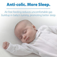 Dr. Brown's Natural Flow Anti - Colic Options+ Narrow Glass Baby Bottle 8 oz/250 mL, with Level 1 Slow Flow Nipple, 2 Pack, 0m+ - 7DAY'S