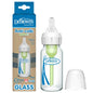 Dr. Brown's Natural Flow Anti - Colic Options+ Narrow Glass Baby Bottle 8 oz/250 mL, with Level 1 Slow Flow Nipple, 2 Pack, 0m+ - 7DAY'S