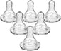 Dr. Brown’s Natural Flow Level 2 Narrow Baby Bottle Silicone Nipple, Medium Flow, 3m+, 100% Silicone Bottle Nipple, 6 Count - 7DAY'S