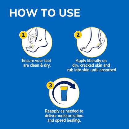 Dr. Scholl's Dry, Cracked Foot Repair Ultra - Hydrating Foot Cream Moisturizer, 3.5 oz, Skin Care Foot Lotion with 25% Urea for Dry Cracked Feet, Heals and Moisturizes for Healthy Feet - 7DAY'S