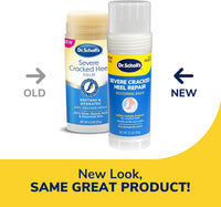 Dr. Scholl's Severe Cracked Heel Repair Restoring Balm 2.5oz, with 25% Urea for Dry, Cracked Feet, Heals and Moisturizes for Healthy Feet - 7DAY'S