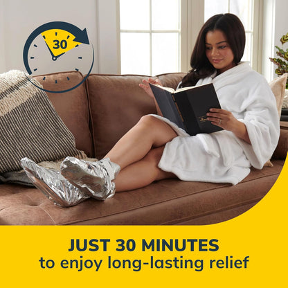 Dr. Scholl's® Tired, Achy Feet Soothing & Reviving Foot Mask, 3 Pair, Warming Booties - 7DAY'S