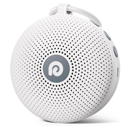Dreamegg White Noise Machine - Portable Sound Machine for Baby Adult, Features Powerful Battery, 21 Soothing Sound, Noise Canceling for Office & Sleeping, Sound Therapy for Home, Travel, Registry Gift - 7DAY'S