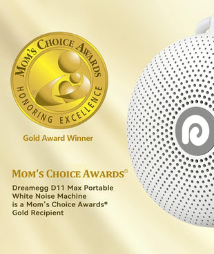 Dreamegg White Noise Machine - Portable Sound Machine for Baby Adult, Features Powerful Battery, 21 Soothing Sound, Noise Canceling for Office & Sleeping, Sound Therapy for Home, Travel, Registry Gift - 7DAY'S
