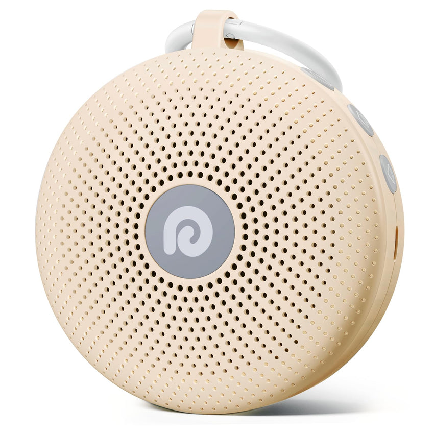 Dreamegg White Noise Machine - Portable Sound Machine for Baby Adult, Features Powerful Battery, 21 Soothing Sound, Noise Canceling for Office & Sleeping, Sound Therapy for Home, Travel, Registry Gift - 7DAY'S