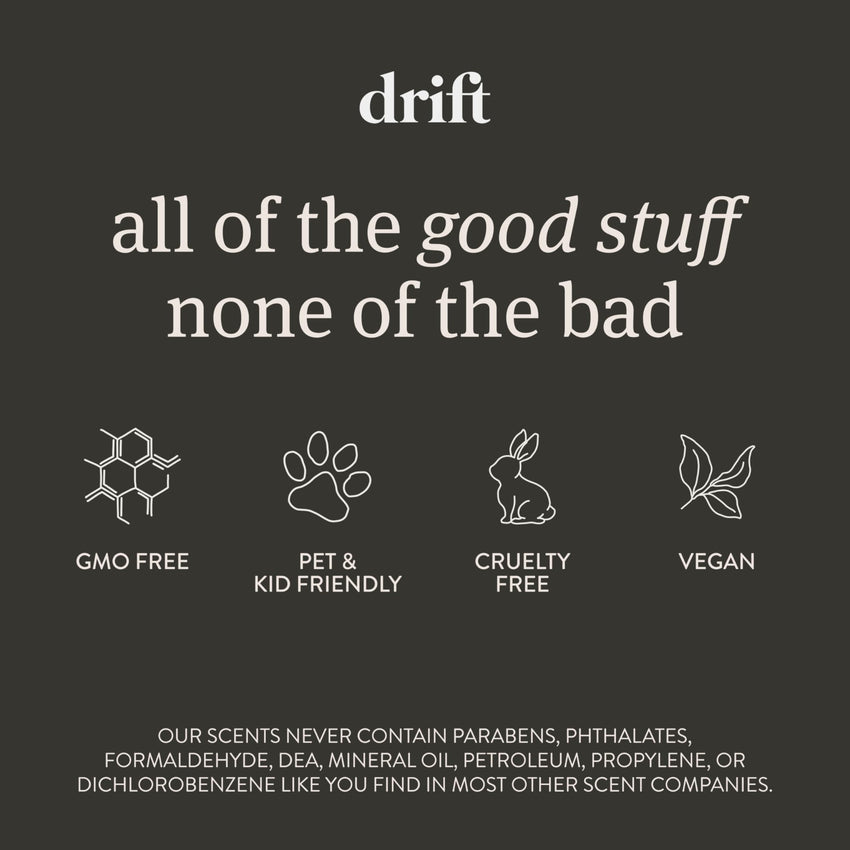 Drift Car Air Freshener - Wood Air Freshener - Car Odor Eliminator - Teak Scent Starter Kit - 7DAY'S