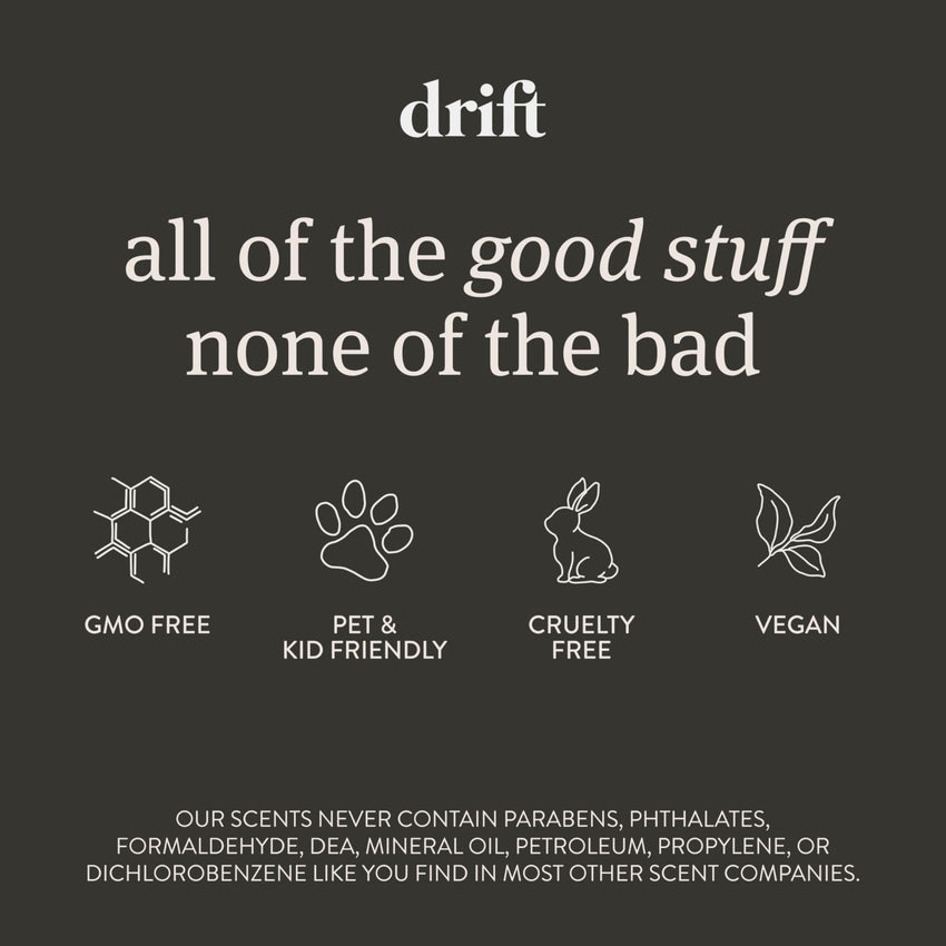 Drift Car Air Freshener - Wood Air Freshener - Car Odor Eliminator - Teak Scent Starter Kit - 7DAY'S