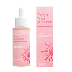 Drinkable Sunless Tanning Drops | Natural Glow Without Sun | Oral Tanning Liquid (1 Bottle)