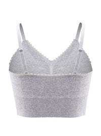Plus Size Lace Wireless Bras For Women; Low-Impact Activity Sleep Bralette; Comfort Workout Sports Bra; Comfortable Full Coverage; Soft And Breathable Fabric; Women's Lingerie
