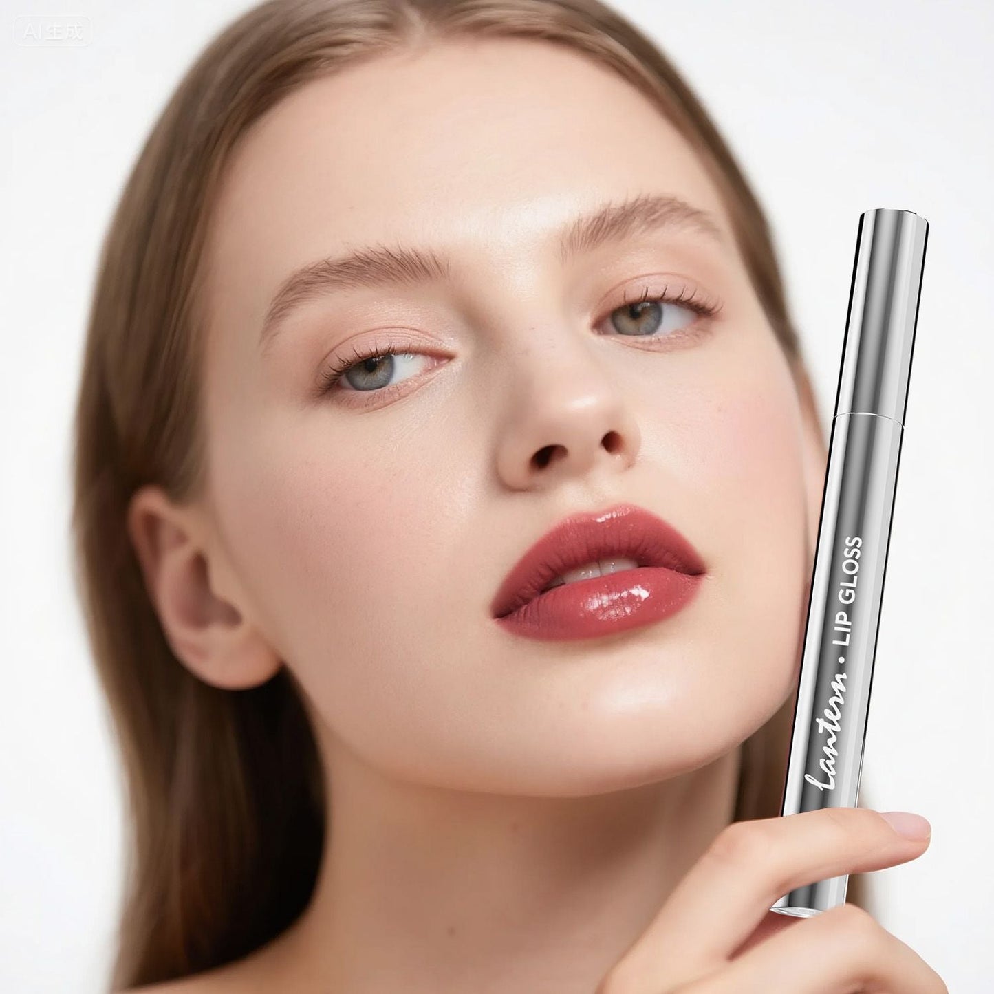 Long-Lasting Hydrating Lip Gloss, Moisturizing Non-Sticky Lip Tint with Hyaluronic Acid for Plumping Finish
