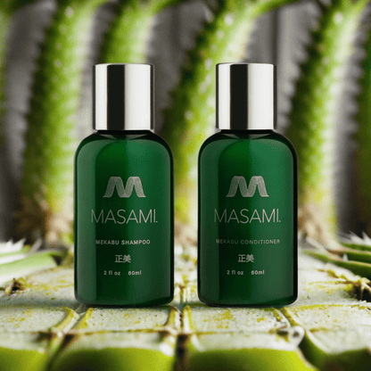 MASAMI Mekabu Hydrating Travel Shampoo & Conditioner