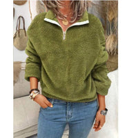 fall/winter women's new coat plus fleece sweater double-sided fleece jacket