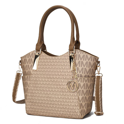 MKF Collection Devorah Signature Printed Vegan Leather Women's Tote Bag by Mia K