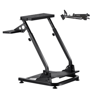 VEVOR Racing Wheel Stand, Adjustable & Foldable Simulator Stand for Logitech G29 G27 G920 G923, Thrustmaster T300RS T300GT T248 TS-PC TSXW Gaming Cockpit,Pedals Simulator NOT Included