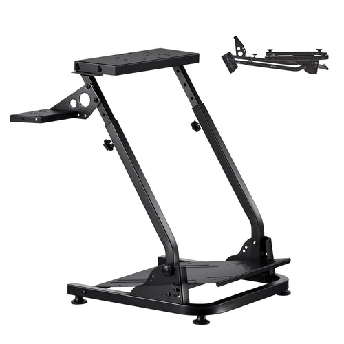 VEVOR Racing Wheel Stand, Adjustable & Foldable Simulator Stand for Logitech G29 G27 G920 G923, Thrustmaster T300RS T300GT T248 TS-PC TSXW Gaming Cockpit,Pedals Simulator NOT Included