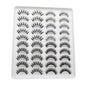 20 Pairs Mink Lashes Natural False Eyelashes Dramatic Volume Fake Lashes Soft Thick Long Eyelashes Wispy Makeup Extension 2022