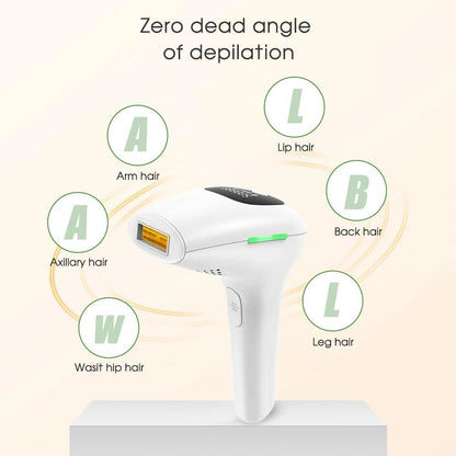 IPL Hair Removal 3 in 1 Permanent Painless Epilator 900,000 Flashes and 5 Energy Gears Laser Hair Remover Electric Epilator with Touch LCD for Body, Face, Underarms and Bikini Line