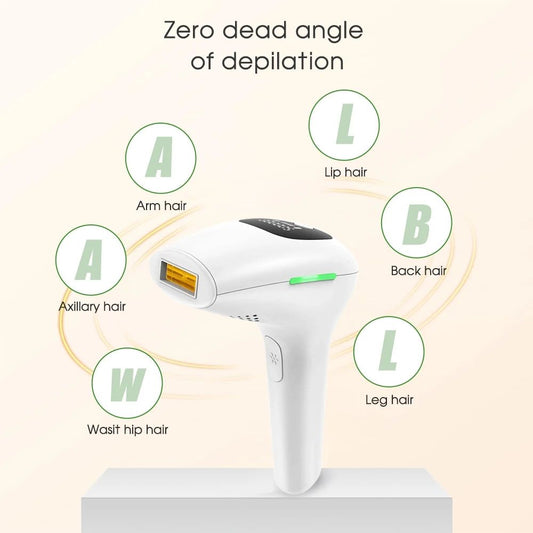 IPL Hair Removal 3 in 1 Permanent Painless Epilator 900,000 Flashes and 5 Energy Gears Laser Hair Remover Electric Epilator with Touch LCD for Body, Face, Underarms and Bikini Line