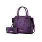MKF Collection Viridiana Luxe Croc-Embossed Tote Bag Elegant and Versatile Handbag by Mia K