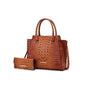 MKF Collection Viridiana Luxe Croc-Embossed Tote Bag Elegant and Versatile Handbag by Mia K