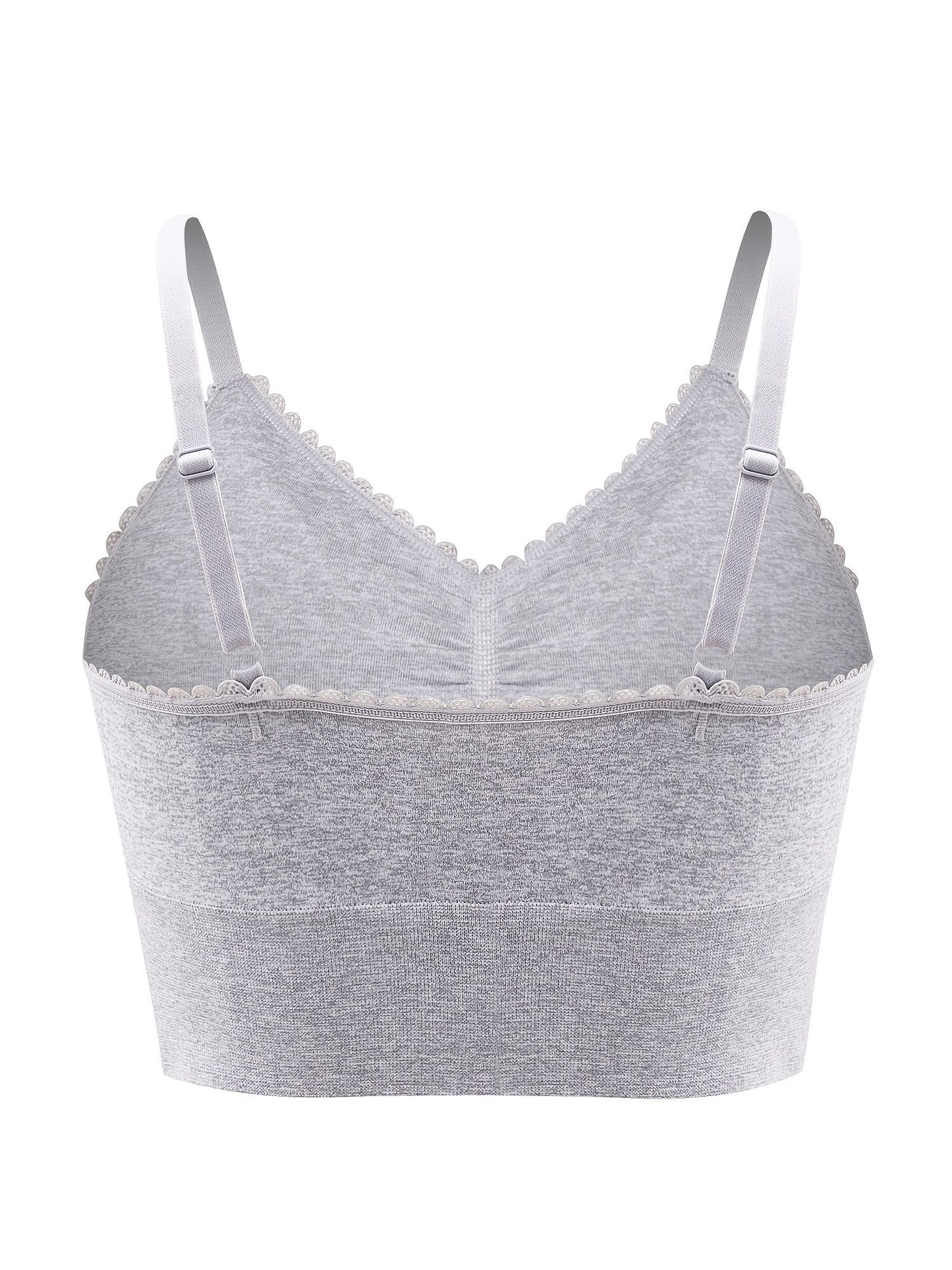 Plus Size Lace Wireless Bras For Women; Low-Impact Activity Sleep Bralette; Comfort Workout Sports Bra; Comfortable Full Coverage; Soft And Breathable Fabric; Women's Lingerie