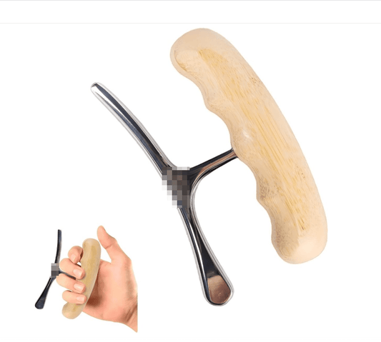 Gua Sha Scraping Tool Soft Tissue Massage Tool with Natural Wooden Handle for Muscle Relaxation Wholesale Myofascial Release and Post-Workout Recovery Suitable for Back Neck Shoulders and Legs