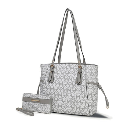 MKF Collection Pauline Tote Bag with Wallet by Mia K