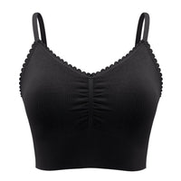 Plus Size Lace Wireless Bras For Women; Low-Impact Activity Sleep Bralette; Comfort Workout Sports Bra; Comfortable Full Coverage; Soft And Breathable Fabric; Women's Lingerie