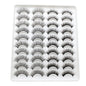 20 Pairs Mink Lashes Natural False Eyelashes Dramatic Volume Fake Lashes Soft Thick Long Eyelashes Wispy Makeup Extension 2022