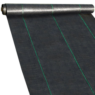 20 year 6x300 ft Heavy Duty PP Woven Weed Barrier Landscape Ground Cover 3.2Oz