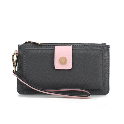 MKF Collection Olympe Vegan Leather Women Wristlet Wallet by Mia K