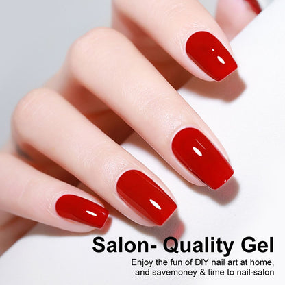 LIMEGIRL Gel Nail Polish Set 6 Color Set with UV Nail Light and Nail Tools, Soaking Nail Set, for Beginners DIY Nail Set