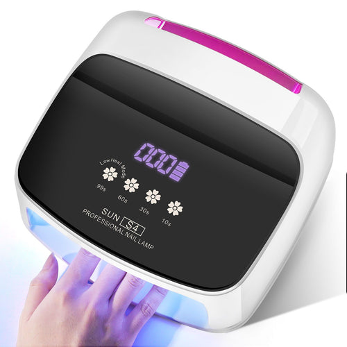 Professional Rechargeable UV LED 66LED Nail Lamp Cordless UV Light for Gel Nail Machine with Removable Bottom 4 Timer SettingNail Tool