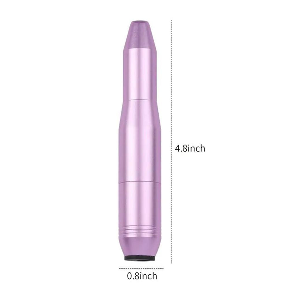 Portable Electric Nail Drill, Professional Nail File Kit for Acrylic, Gel Nails, Manicure Pedicure with Nail Drill Bits Sanding Bands Rose gold