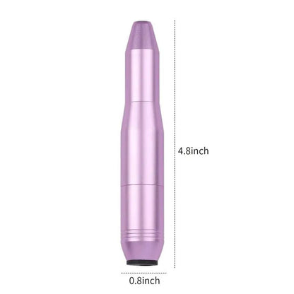 Portable Electric Nail Drill, Professional Nail File Kit for Acrylic, Gel Nails, Manicure Pedicure with Nail Drill Bits Sanding Bands Rose gold
